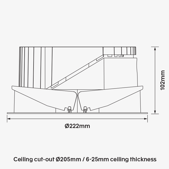 olaus Ario-F205L Downlight