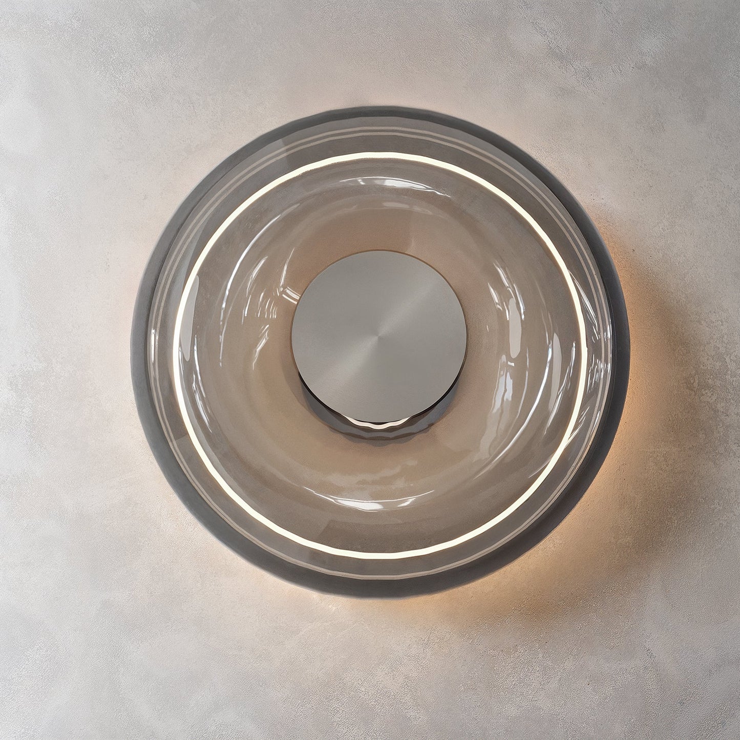 olaus Alma, Czechia glass wall light