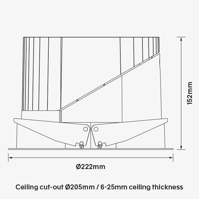 olaus Ario-F205H Downlight