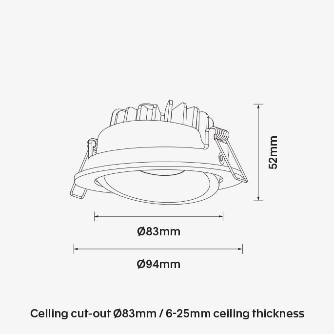 olaus Versa-F83 Downlight
